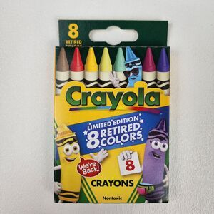 Crayola Limited Edition Retired Colors Crayons 8 Count New Sealed Dandelion